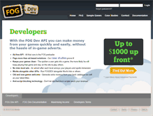Tablet Screenshot of fogdev.com